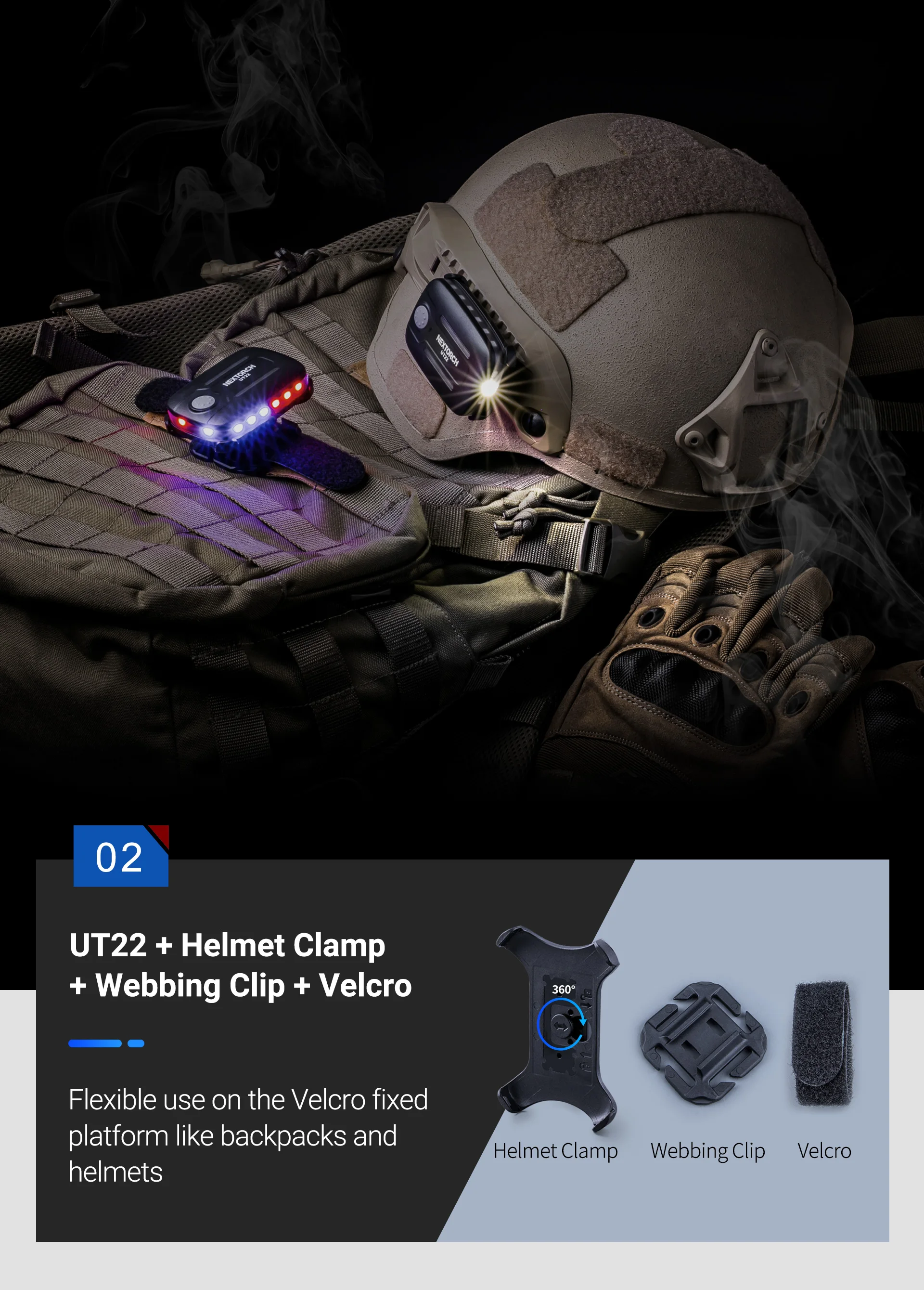 Police Warning Strobe Shoulder lights Rechargable LED Flashling Safety Clip Lamp For Outdoor Rescue,Traffic Guidance,Police