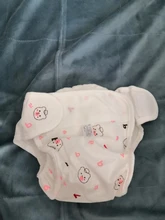 Pañales bebé algodón pañales reutilizables lavables pañales de tela pañal cubierta impermeable bebé recién nacido formación bragas bolsillo para pañales