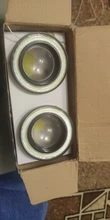 DRL Universal Car-Headlight-Lamp Fog-Lights Daytime Led Cob-Angel-Eyes 64mm 89mm 76mm