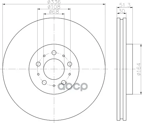 Диск Тормозной Pro HELLA арт. 8DD355110-591