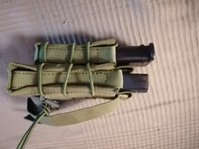 Bolsa táctica Molle para munición M4 M14 AK Airsoft, estuche de bolsillo abierto para Rifle, estuche para pistola Mag, accesorios de caza