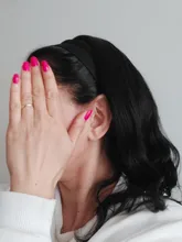 FEELME-pelucas de cabello humano con flequillo para mujeres negras, cabello Natural brasileño ondulado, con flequillo, Remy, pelucas con flequillo