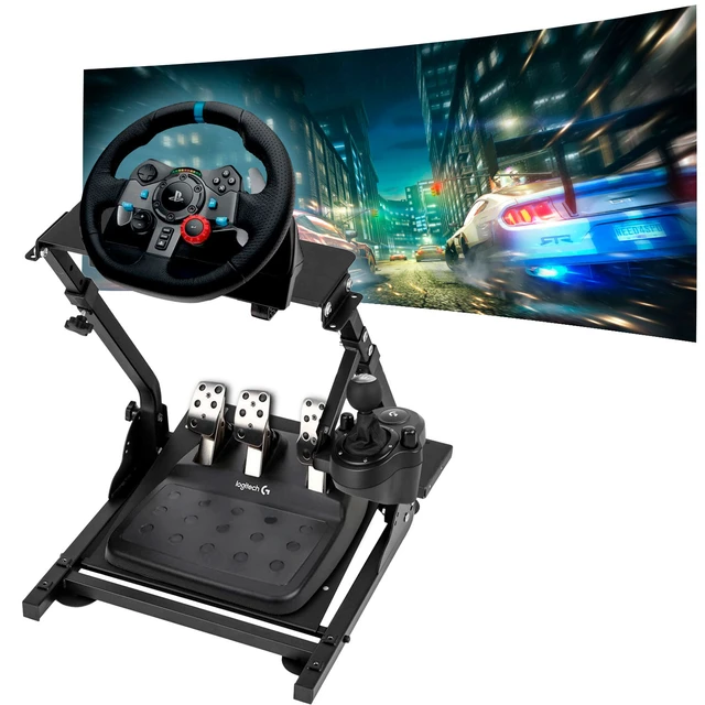 SUPPORTO VOLANTE UNIVERSALE  Logitech G29/T300/T500/TX/G920/GT7 Ps5 PS4  Xbox EUR 99,99 - PicClick IT