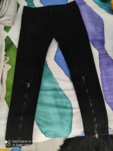 Pantalones vaqueros rasgados para hombre, ropa de calle ajustada, elástica, ajustada, Hip hop, con cremallera, informales, 2019