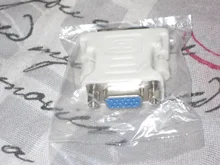 DVI-I 24 + 5 Pin DVI a VGA macho a hembra adaptador/convertidor de vídeo para PC portátil para las tarjetas gráficas computadora 1080P Monitor HDTV