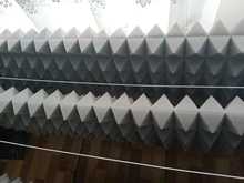 Espuma acústica de estudio insonorizada, Panel de tratamiento de absorción de sonido, esponja protectora de cuña de sonido, 50x50x5cm, 6 uds.