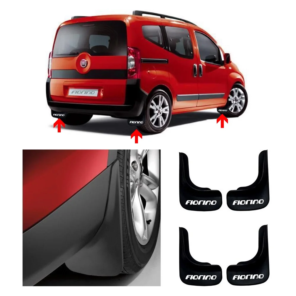 Per Parafanghi Fiat Fiorino 4 Pezzi Tutti I Modelli. Parafango Flessibile In Plastica Parafango A + Sintonizzazione Di Accessori Automobilistici Di Qu