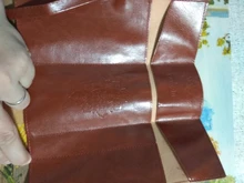 Nuevo estilo de cuero de la PU monedero bolsa de maquillaje Pem lápiz caso cosmético bolso Retro
