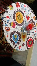 Lace Tablecloth Sunflower-Decor Hotel Round Bohemian Cotton Decorative Wind National