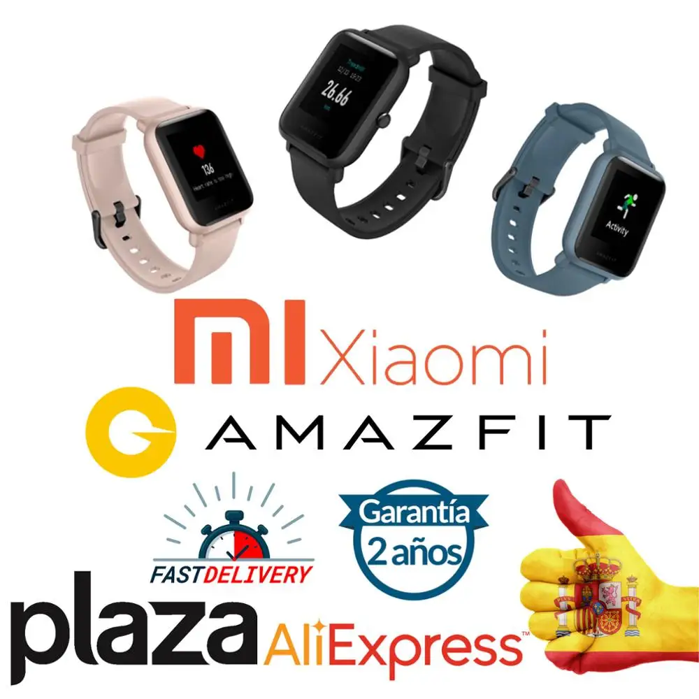  Global Version Amazfit BIP Lite 2019 smart watch 45 days battery life 3ATM waterproof Heart Rate Mo
