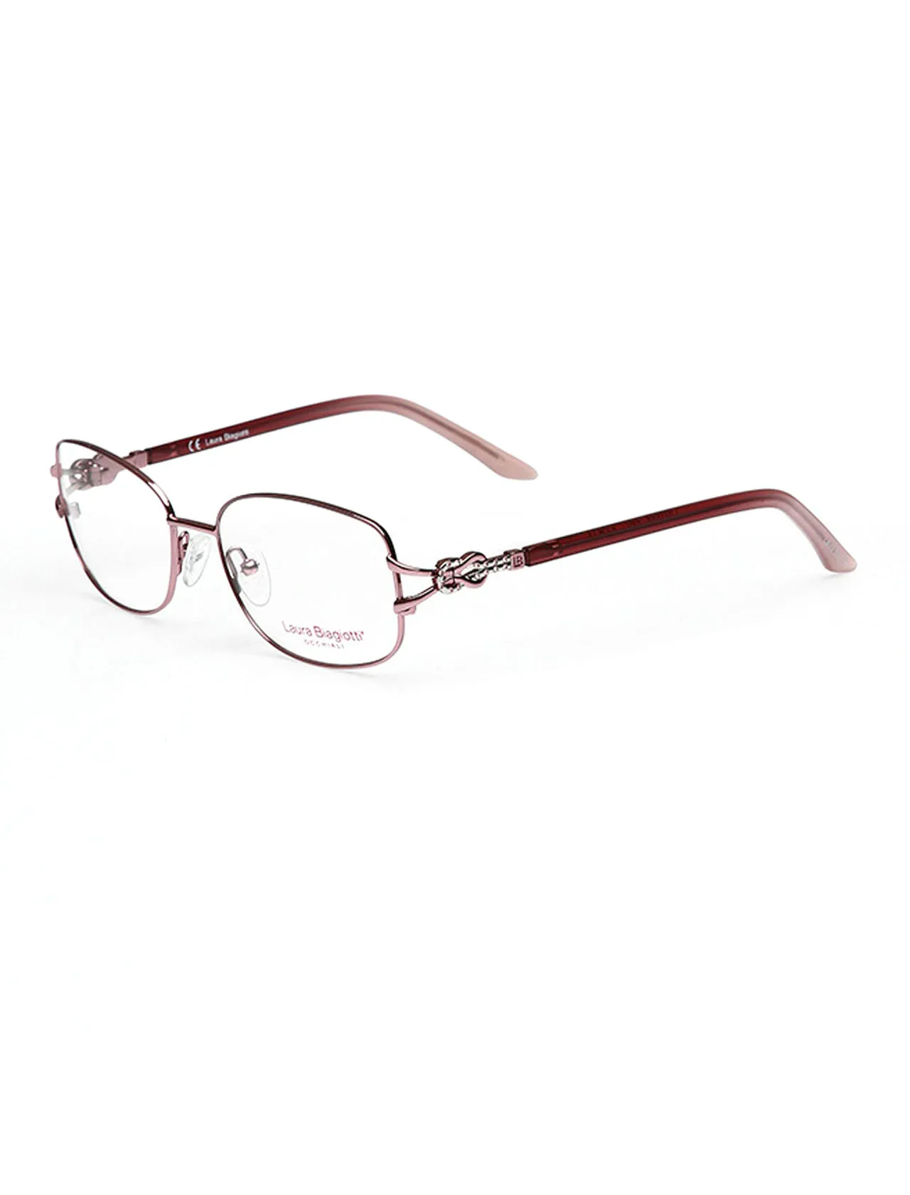 

Markamilla Women Reading Glasses Frame Demo Glasses Eyewear Transparent High Quality WomenLaura Biagiotti LB 026 FRL