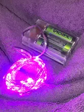 Light-String Garland Copper-Wire-Lights Battery-Power Festoon Fairy LED Christmas Feimefeiyou