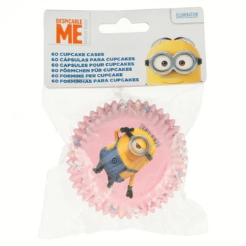 

BAKERY 60 PCS PCS STANDARD CUPCAKE CASES SET MINIONS