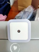 Led-Night-Light Corridor-Lamp Eu-Us-Plug Bedroom Wireless-Sensor Mini for Baby Square