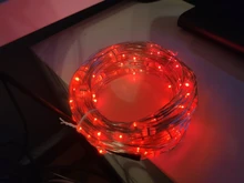 Tira de luces LED USB para decoración de árbol de Navidad, tira de luces LED USB para decoración de árbol de Navidad inteligente con Bluetooth, aplicación de luz con Control remoto