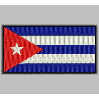 

Bandera CUBA para mascarilla parche bordado Iron patch toppa ricamata gestickter patch patch brode