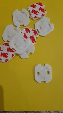 Enchufe de alimentación de la UE, Protector de seguridad para bebés, clavijas antidescargas eléctricas, 10 Uds.