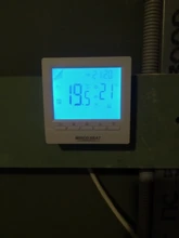 Temperature-Regulator Gas-Boiler Hand-Control Aa-Battery Heating with Kid Lock Programmable