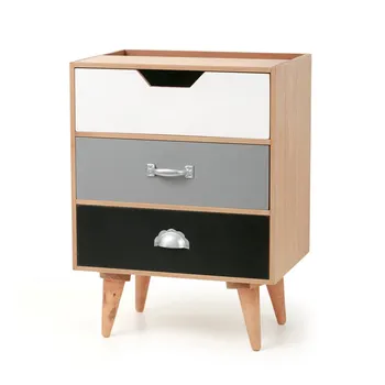 

Balvi Dome side table magazine rack. With 3 drawers. Made