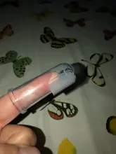 Cepillo de dientes de goma para dedos de mascotas, guante de silicona de Protección Ambiental para perros y gatos, accesorios para mascotas, 1 unidad