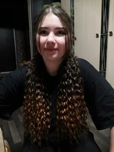 Anjo Plus RYLAI-extensiones de pelo rizado mechones, pelo sintético, 300g, para cabeza completa, 26-30 pulgadas, negro, marrón, degradado