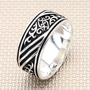 

Men Silver Bands Ring Men Wedding Ring Made In Turkey Solid 925 Sterling Silver