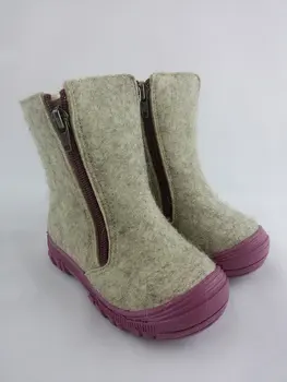 

16616 * valenki nursery T felt Tep Bordeaux wool 22-25 (23)