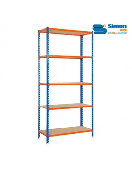 

Shelving screwless with chipboard maderclick 5/400 simon rack