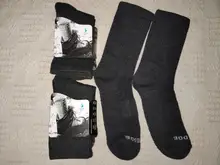 YUEDGE hombres gruesos transpirable protección de algodón tripulación deportes al aire libre senderismo Trekking calcetines Calcetines bota de trabajo para los hombres 38-47 38-47 38-47 de la UE