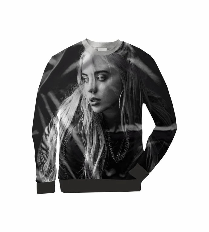 Sudadera 3D Billy, Billie Eilish N ° con capucha y - AliExpress