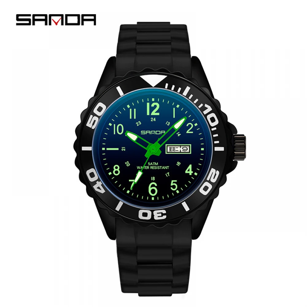 

SANDA Watch Fashion Men's Watches Student Waterproof Quartz Wristwatch Personality Leisure Multi-Function Outdoor Sport Watch
