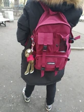 Mochila de nailon para hombre y mujer, bolso escolar de malla de viaje para estudiantes y estudiantes, para ordenador portátil, a la moda