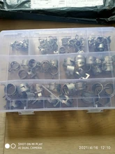 Envío Gratis 80 unids/set 7-18mm primavera Clip manguera abrazadera de tubo flexible tubo de agua de tubo de aire de coche herramientas