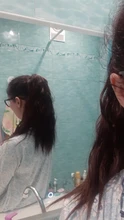 TALANG-coleta de pelo rizado largo de 22 pulgadas, resistente al calor, cola de pelo sintético con cordón, extensiones de cabello