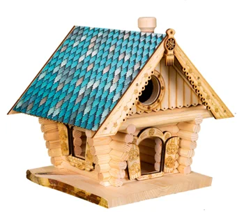 

Feeder Birdhouse "лубок" handmade wood