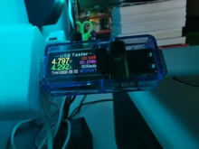 Probador USB U96, voltímetro Digital de CC, amperímetro, cargador tipo batería externa, indicador, medidor de corriente de voltaje, detector + carga + cocodrilo