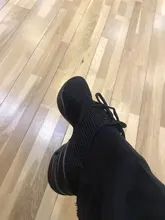 Oyeelin-Zapatillas deportivas para mujer, zapatos de malla transpirables con cordones, para baile, con amortiguación, para Fitness