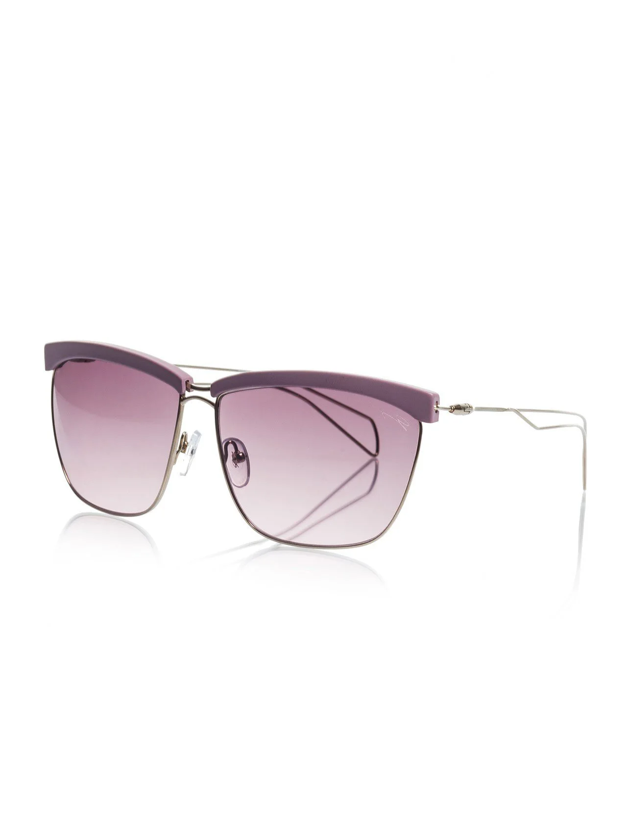 

Women's sunglasses gny 809 05 titanium pink organic square square 62-13-140 genny