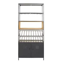 Железная стойка для бутылок(180X35x80 см