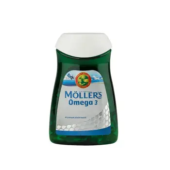 

Möller's Omega-3 60 Capsules NATURAL HEALTHY SUPPORTING VITAMINS