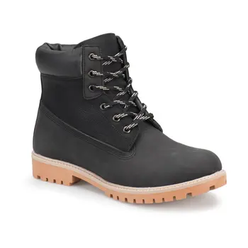 

FLO ULB-10 Black Men Boots Panama Club