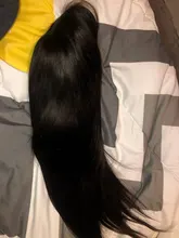 Shuangya-pelucas frontales de encaje liso para mujer, pelo peruano transparente con cierre de encaje Frontal, Remy