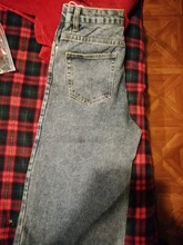 Vaqueros de pierna ancha para mujer, pantalones vaqueros rectos ajustados de estilo retro de cintura alta de color sólido para primavera y otoño