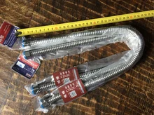 304 tubo corrugado de acero inoxidable de alta presión explosión-a prueba de agua de manguera de entrada inodoro para lavabo conexión tubo de salida
