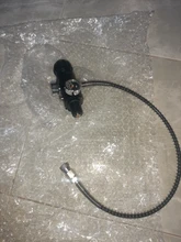 Refill-Adapter Charging-Valve Air-Filling-Station M18x1.5 400bar with 6000psi-Gauge 50cm