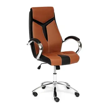 

Chair "Gloss" (Black + brown pu leather)