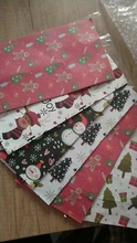 Gift-Bags Boxes Guests-Packaging Merry-Christmas Deer Candy Stickers No Party with Snowflakes