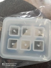 Moldes de silicona para pendientes, molde de cubos de resina epoxi UV, bolas, molde de fundición para hacer joyas, collar, pulsera, herramienta