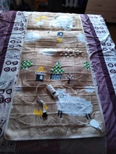 Manta eléctrica con calefacción para el cuerpo, Manta eléctrica de 220V, calefacción eléctrica, alfombras