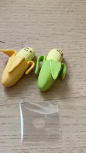 Goma de borrar con motivos frutales para niños, lápiz con motivos frutales, 2 uds.